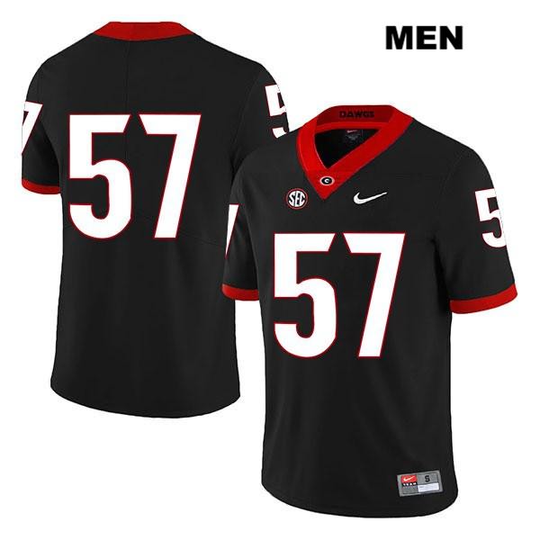 Georgia Bulldogs Men's Daniel Gothard #57 NCAA No Name Legend Authentic Black Nike Stitched College Football Jersey GNC3456YM